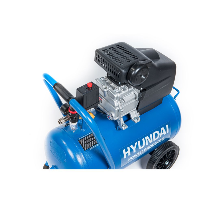 Compresor de aer Hyundai HY-AC5002, monofazat, 1600 W, 2850 rpm, 8 bar, 50 l