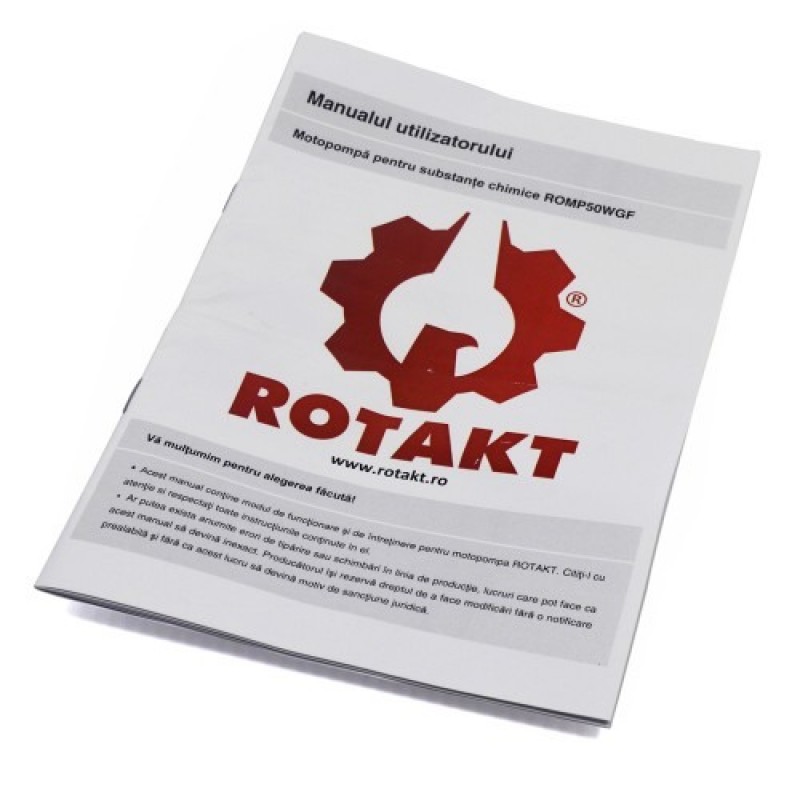 Motopompa Rotakt, ROMP50WGF, pentru substante chimice, 2