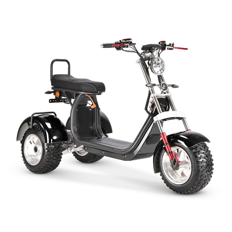 Tricicleta electrica CityCoco Harley RDB TX-08-4 E1, 4000W, 25km/h, fara permis de conducere, certificat EEC, 2023