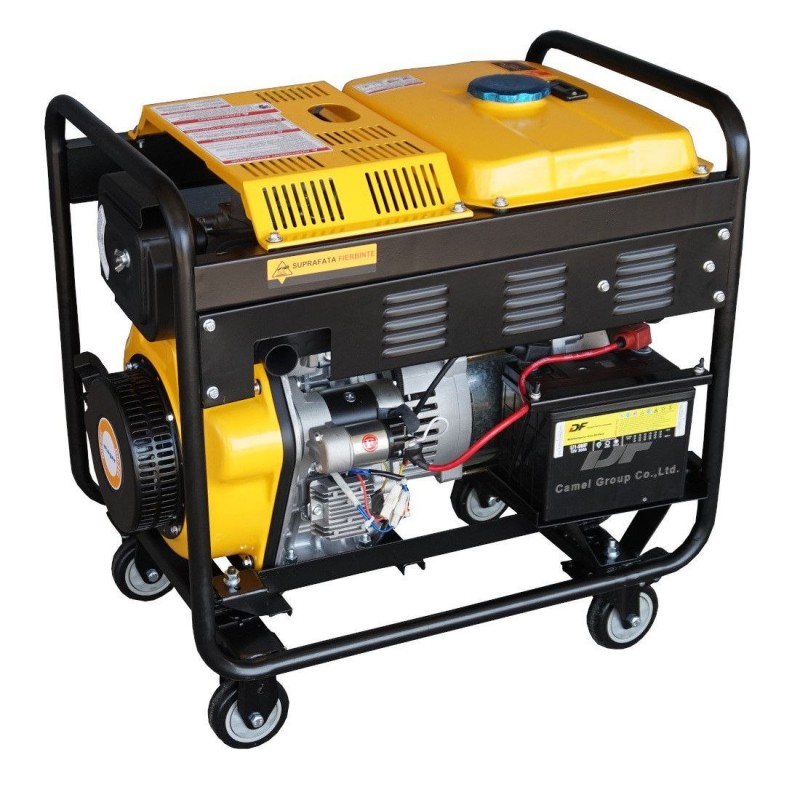 Generator sudare STAGER YDE6500EW 1158006500EW, diesel, monofazat, 4 kVA, curent sudare 160 A, pornire la cheie