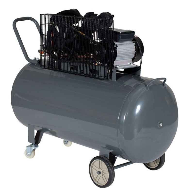 Stager HMV0.25/250 compresor aer, 250L, 8bar, 324L/min, monofazat, angrenare curea