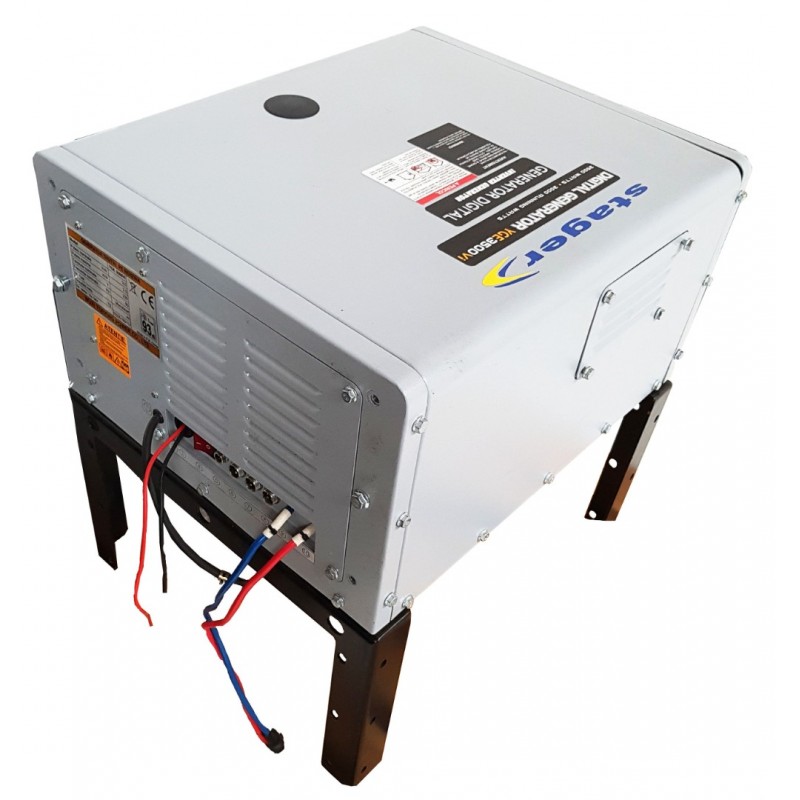 Generator digital STAGER YGE3500Vi 1158003500VI, invertor, monofazat, 3 kW, benzina, pornire electrica, autorulote