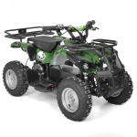 ATV pentru copii HECHT 56100 ARMY, putere 1000 W, baterie 36 V / 12 Ah, viteza max. 25 km/h, lumini LED, autonomie 18 km