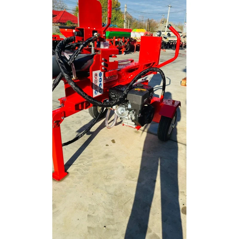 Despicator lemne orizontal/vertical 37T, motor benzina 7.2CP cu pompa hidraulica 16GPM Breckner Germany