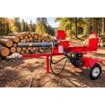 Despicator lemne orizontal/vertical 37T, motor benzina 15CP cu pompa hidraulica 16GPM Breckner Germany