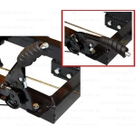 ProGARDEN Campo RM600C remorca 600kg motocultor, 1 osie, prindere bolt, roti profil agricol 6.00-12