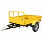 Remorca minitractor PROGARDEN RM600CT 4681000002, suporta 600 kg, 1 osie, prindere cupla, 4 prezoane, 155 kg