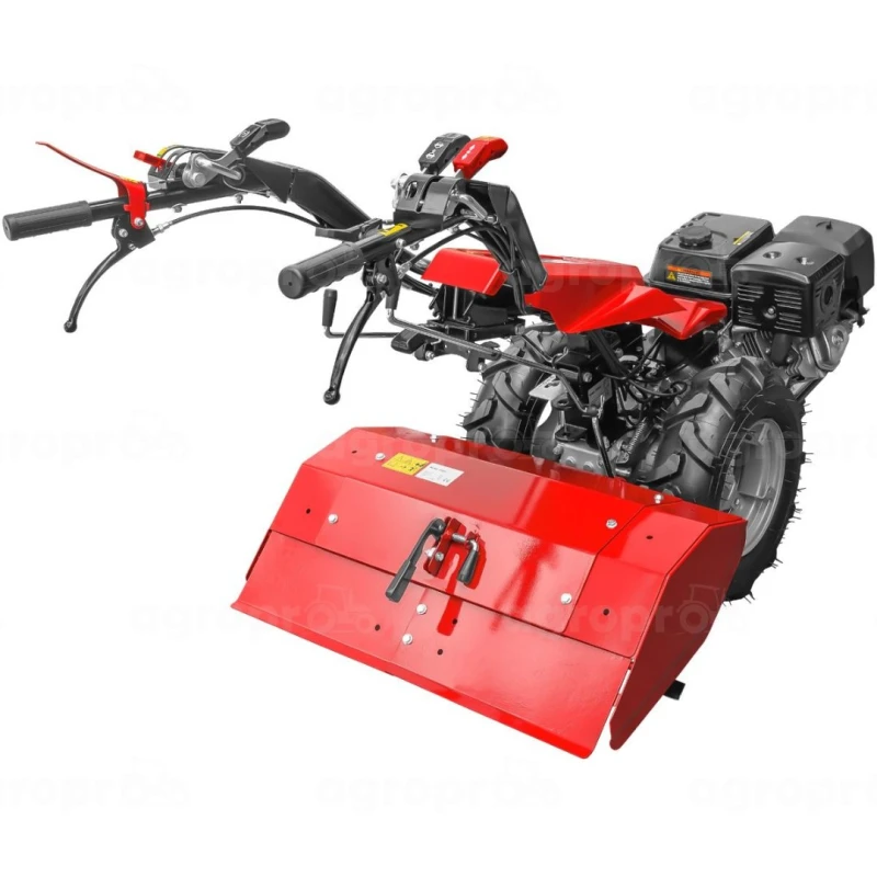 Unitate motor Rotakt MF400 15 CP benzina + freza tractata TI400 latime lucru 800mm