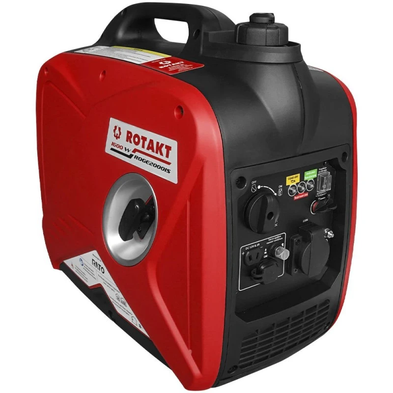 Generator curent Rotakt ROGE2000IS putere 1.8kW 230 V tip inverter benzina pornire manuala silentios portabil