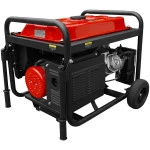 Generator curent Rotakt ROGE5500 putere 5.5 kW 230V benzina pornire manuala AVR roti transport rezervor 25 L