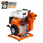 Motopompa RURIS MP40, motor benzina General Engine, 2 timpi, 97 CC, 2.5 CP, adancime absorbtie 8 m, refulare verticala/orizontala 14/140 m, 20 mc/h