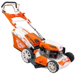 Masina de tuns iarba pe benzina, RURIS RX300S, 3.5 CP, 139 CC, latime de lucru 46 cm, inaltime taiere 25-75 mm, sac colector 65 litri