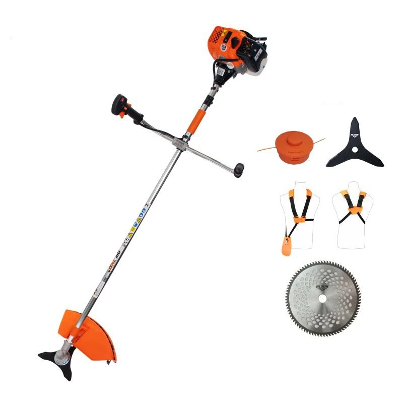 Motocoasa de umar RURIS DAC 410, motor benzina TEZ, 2 timpi, 57 CC, 3.3 CP, rezervor 1.2 litri