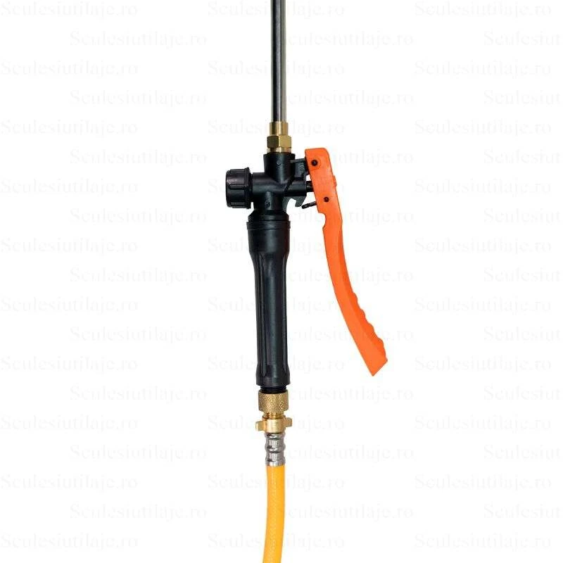 Pulverizator electric RURIS RSE1900 S, 30 W, capacitate rezervor 18 litri, presiune 6 bar, debit 2.9 l/min, acumulator 12 V, 8 Ah, cu 5 duze stropire