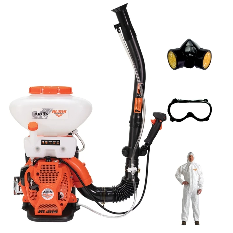 Atomizor RURIS A103S plus kit echipament de lucru, 3 CP, 2 timpi, 44 cc