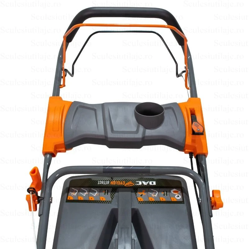 Masina de tuns iarba, pe benzina, RURIS DAC 150XL, 5 CP, 173 CC, latime de lucru 50 cm, inaltime taiere 25-65 mm, cos colector 55 litri