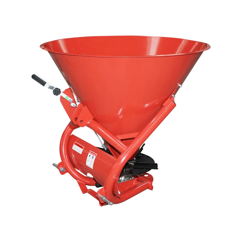 Utilaj de imprastiat ingrasaminte 385 Kg cu cardan sararita cu reglaj, tractor 