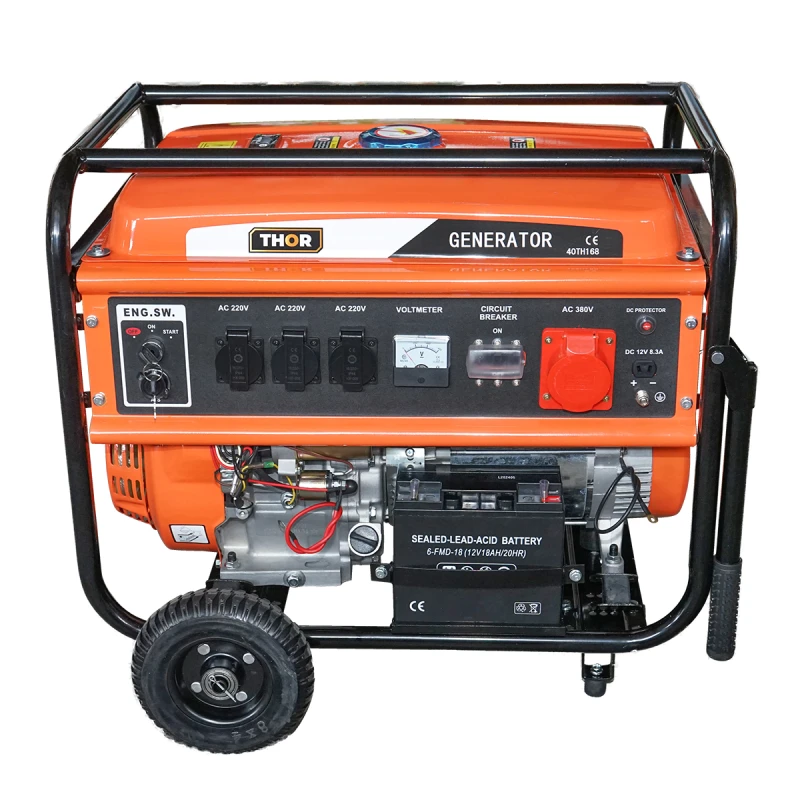 Generator electric pe benzina 220-380V 7.2KW 50Hz cu ATS si pornire electrica/manuala THOR
