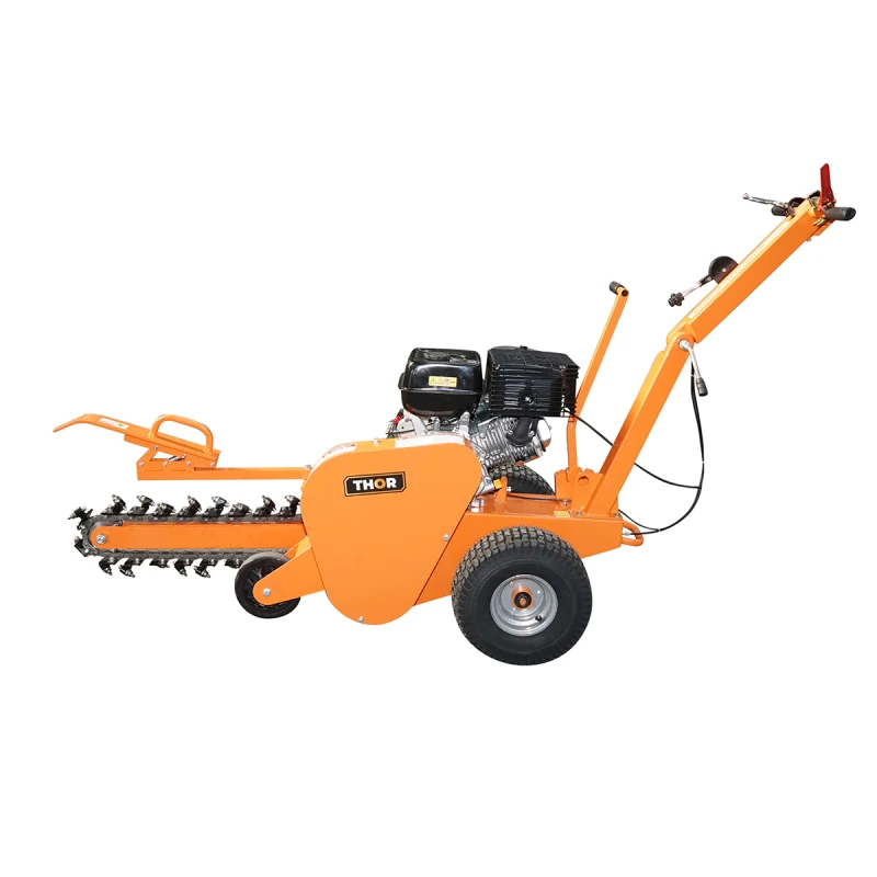 Masina de sapat santuri 15 CP latime de lucru 100mm adancime 600mm Thor