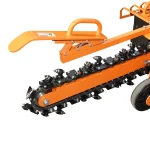 Masina de sapat santuri 15 CP latime de lucru 100mm adancime 600mm Thor