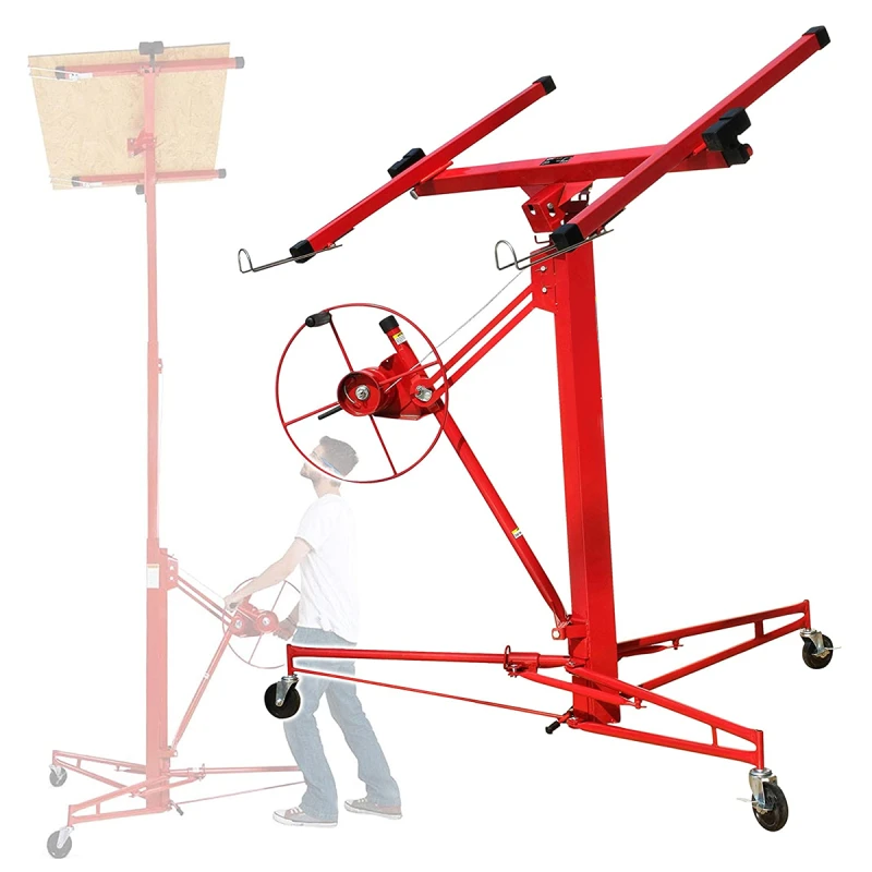 Dispozitiv ridicare (macara) placi rigips, OSB, MDF, PAL, inaltime de ridicare 4.57m Breckner Germany