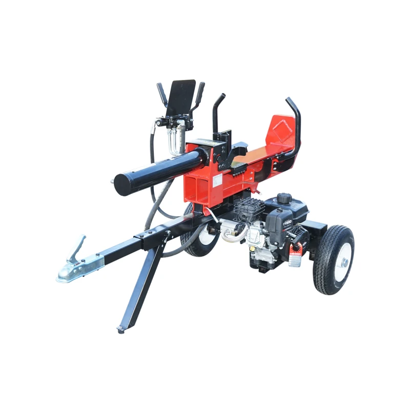 Despicator lemne vertical cu motor pe benzina 196CC, putere despicare 22T, bustean 610x400mm Breckner Germany