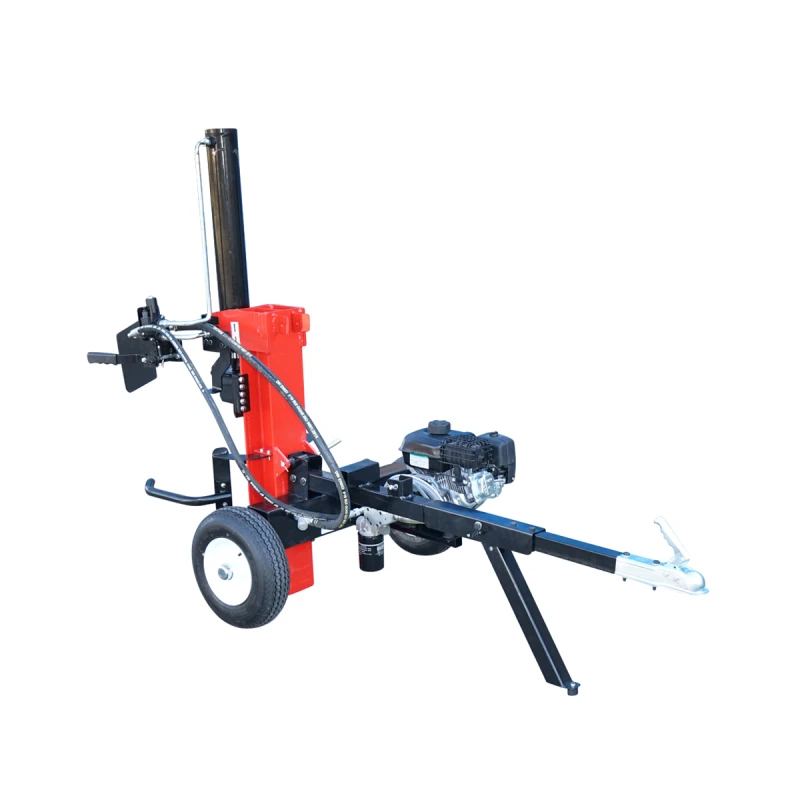 Despicator lemne vertical cu motor pe benzina 196CC, putere despicare 22T, bustean 610x400mm Breckner Germany