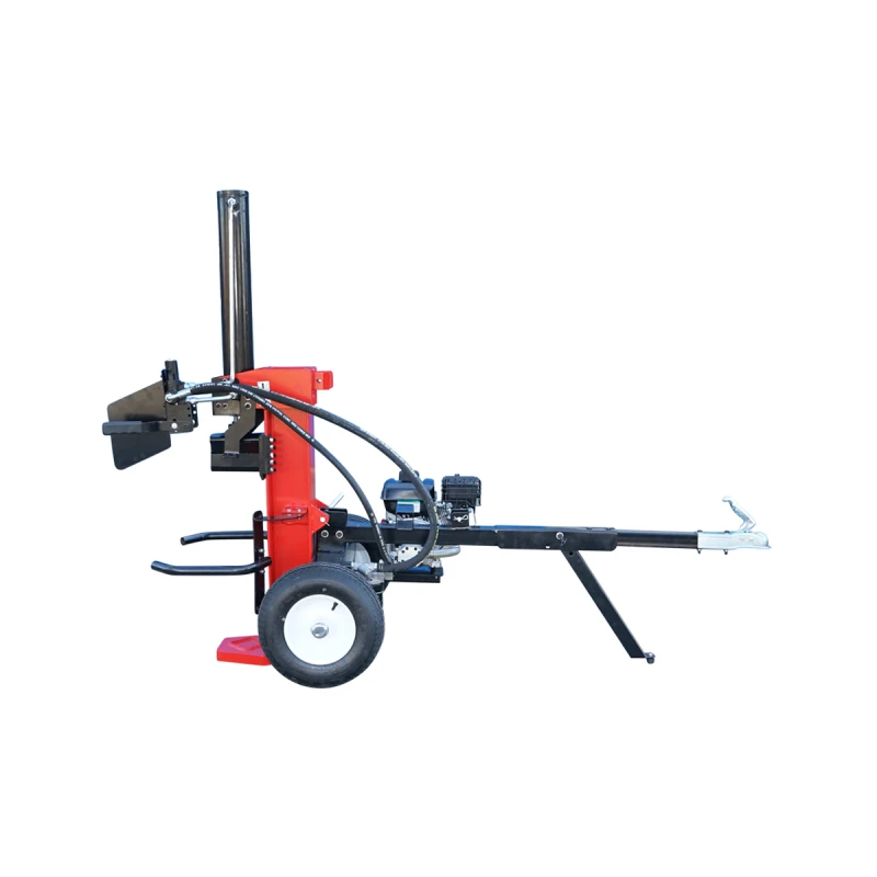 Despicator lemne vertical cu motor pe benzina 196CC, putere despicare 22T, bustean 610x400mm Breckner Germany