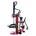 Despicator de busteni vertical trifazat si actionare tractor breckner, 5500 w pres 20 tone lungime bustean 100 cm gros 50 cm