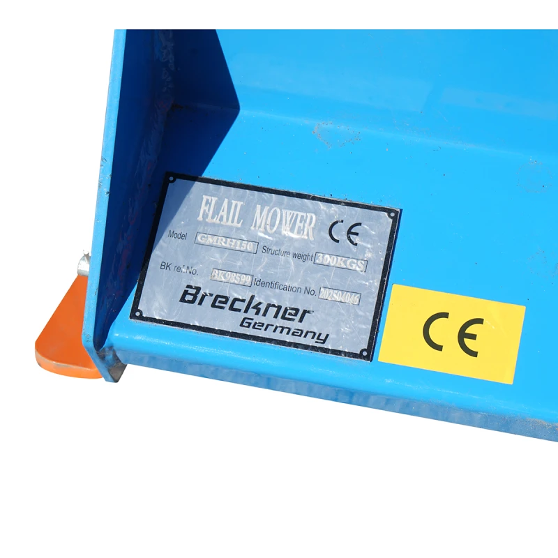 Tocatoare resturi vegetale GMRH150 cu translatie hidraulica 30-60CP, latime de lucru 150cm cu cardan inclus PP-540 r/min 320Kg Breckner Germany