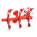 Plug agricol reversibil hidraulic cu 3 trupite, cormane crestate Konig Traktoren