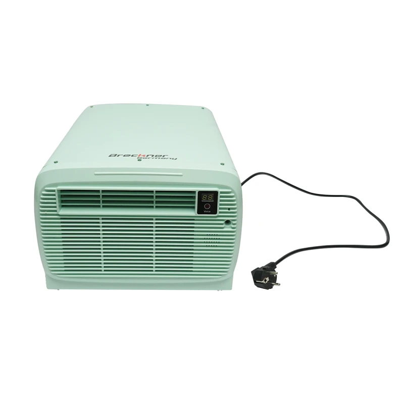 Aparat de aer conditionat portabil 2224 BTU, 280W, 220V cu functie dezumidificare, ventilatie, telecomanda, comenzi vocale, kit instalare inclus Breckner Germany