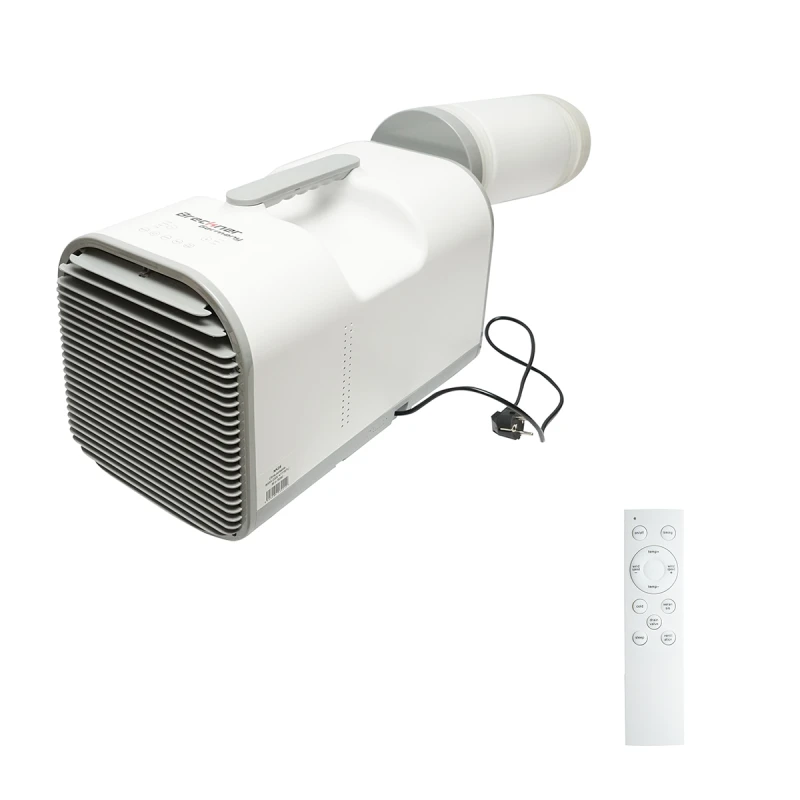 Aparat de aer conditionat portabil 4777 BTU, 600W, 220V cu functie dezumidificare, ventilatie, telecomanda, mod somn, kit instalare inclus Breckner Germany