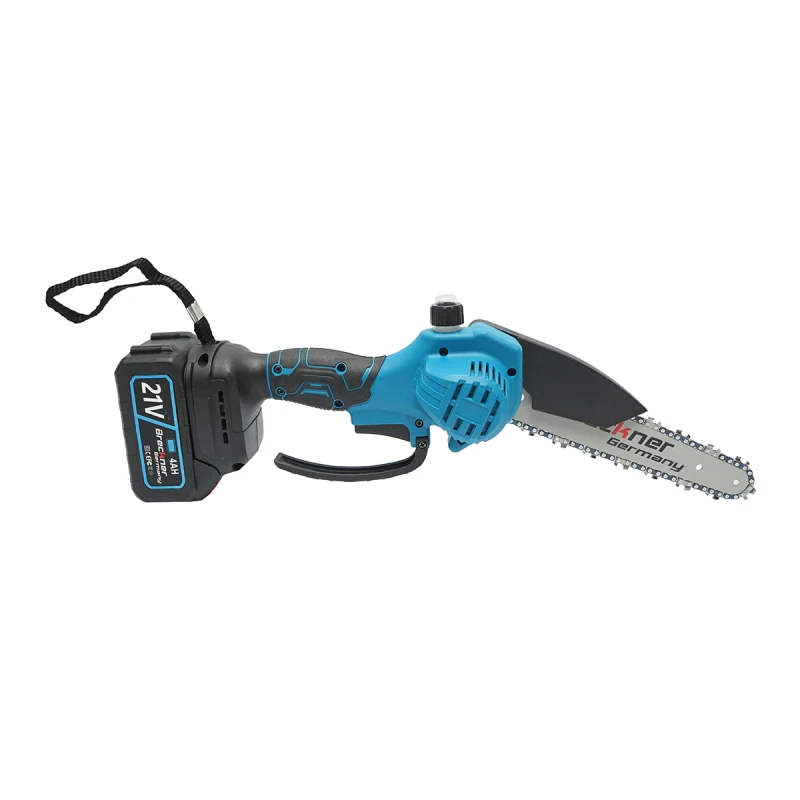 Mini fierastrau electric 700W cu 2 acumulatori Li-ion 21V/4Ah, lama 200mm (8 inch) Breckner Germany