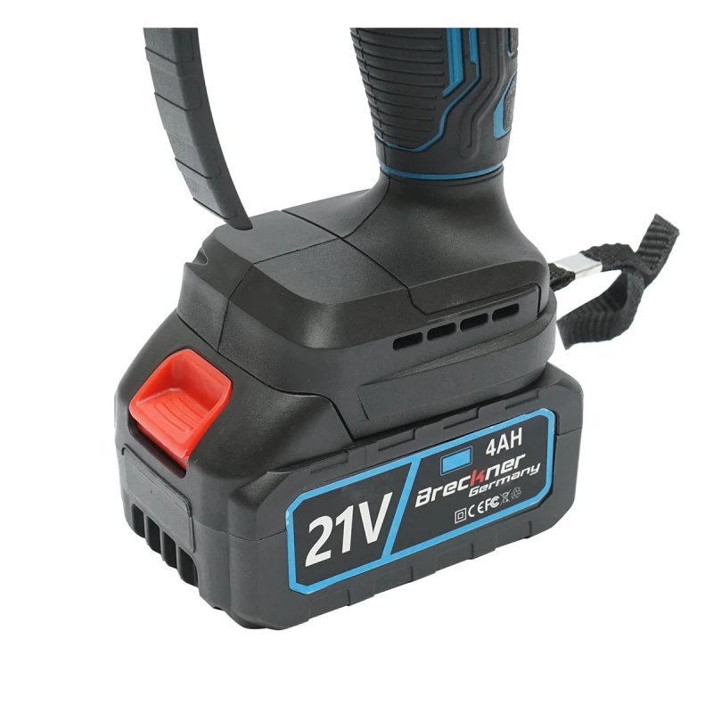 Mini fierastrau electric 700W cu 2 acumulatori Li-ion 21V/4Ah, lama 200mm (8 inch) Breckner Germany