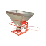 Distribuitor ingrasaminte din inox FLS400 cu cardan inclus si buncar de 400 Kg