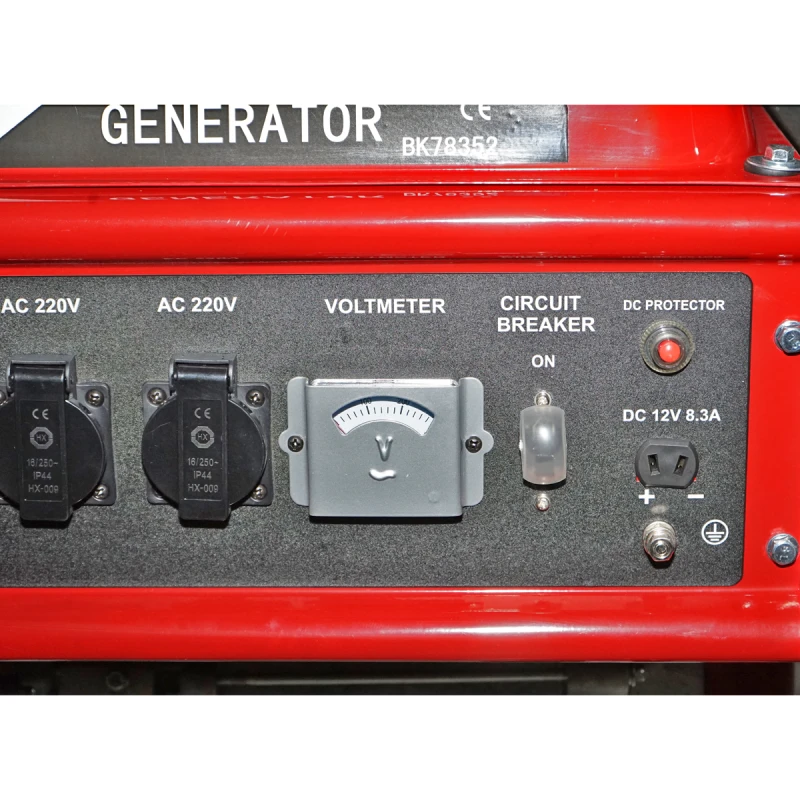 Generator electric pe benzina 220V 7.5KW 50Hz, 17CP pornire manuala Breckner Germany