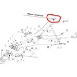 Maneta acceleratie RURIS PS6500K-2-11, pentru motosapa Ruris, Dac, Zimbru, Gigant