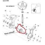 Roata melcata RURIS PSS550-03, pentru motosapa Sprint 650B, 650L, 550H, Farm 450