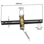 Roata melcata RURIS PSS550-03, pentru motosapa Sprint 650B, 650L, 550H, Farm 450