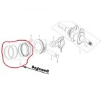 Set segmenti RURIS PS170f-4-8a, diametru 70 mm, grosime 1.5 mm, pentru motocultoarele Ruris echipate cu motoare 170F