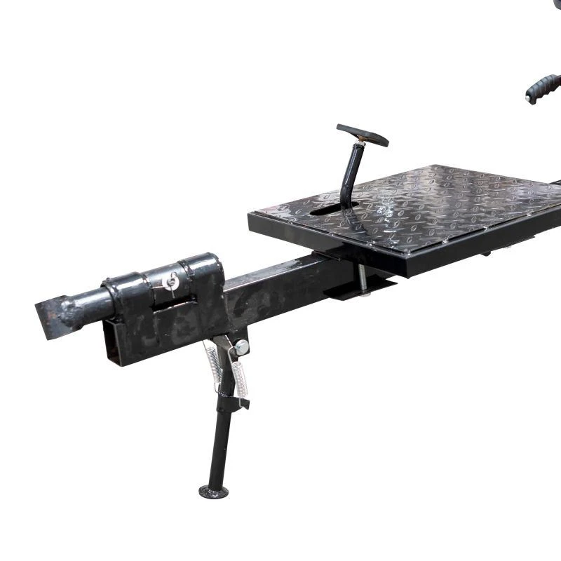 Remorca motocultor RURIS 750S, capacitate incarcare 750 kg, remorca basculabila, obloane detasabile