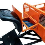 Remorca motocultor RURIS 550S, capacitate incarcare 550 kg, basculare manuala