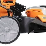 Masina de tuns gazon pe acumulator RURIS RXI 4645e, propulsie manuala, latime taiere 460 mm, inaltime lucru 25-80 mm, Li-Ion 40 V 5 Ah, incarcator
