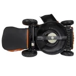 Masina de tuns gazon pe acumulator RURIS RXI RXRI 4645Ae, autopropulsie, latime taiere 460 mm, inaltime lucru 25-80 mm, Li-Ion 20 V 5 Ah, incarcator