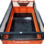 Remorca motocultor RURIS 750S, capacitate incarcare 750 kg, remorca basculabila, obloane detasabile