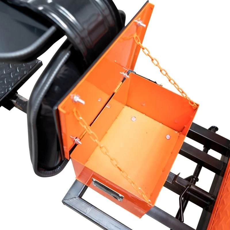 Remorca motocultor RURIS 750S, capacitate incarcare 750 kg, remorca basculabila, obloane detasabile