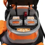 Masina de tuns gazon pe acumulator RURIS RXI 4645e, propulsie manuala, latime taiere 460 mm, inaltime lucru 25-80 mm, Li-Ion 40 V 5 Ah, incarcator