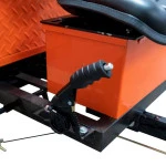 Remorca motocultor RURIS 750S, capacitate incarcare 750 kg, remorca basculabila, obloane detasabile