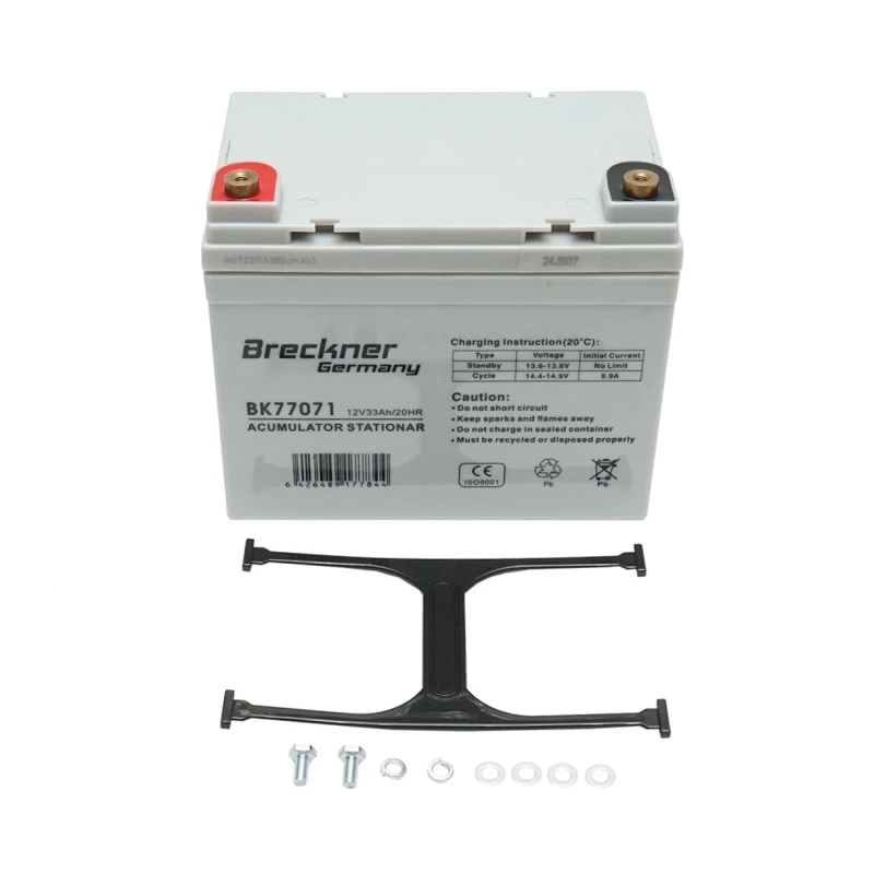 Baterie sistem solar cu gel 12V 33Ah 20HR 196x130x155mm FCG12-33 Breckner Germany